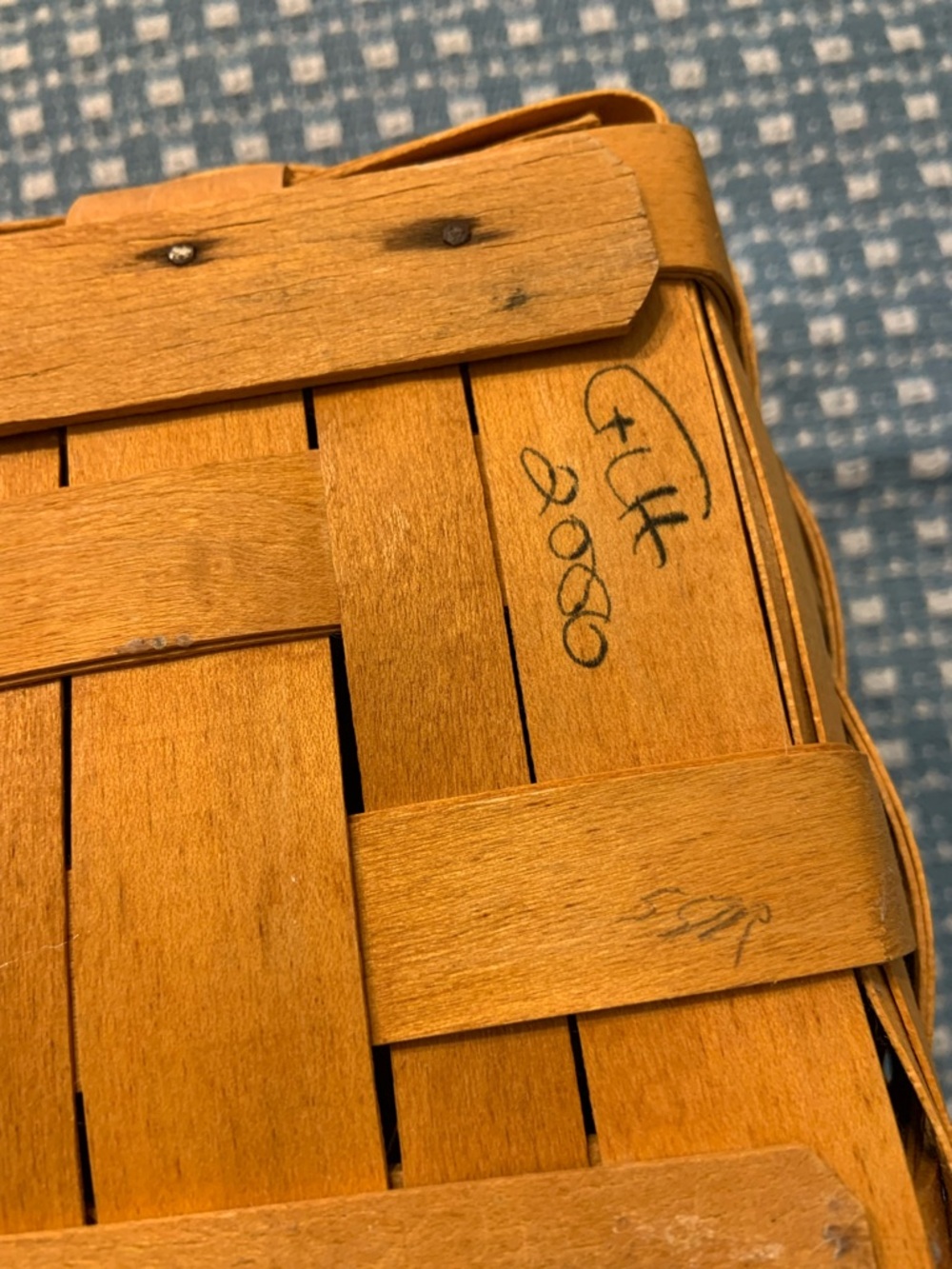 Longaberger Vanity Basket and Protector - Picture 5 of 7